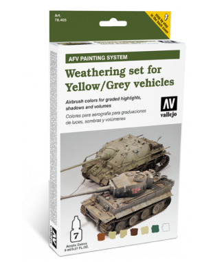 Vallejo 78405 - Weathering for Yellow & Grey Vehicles